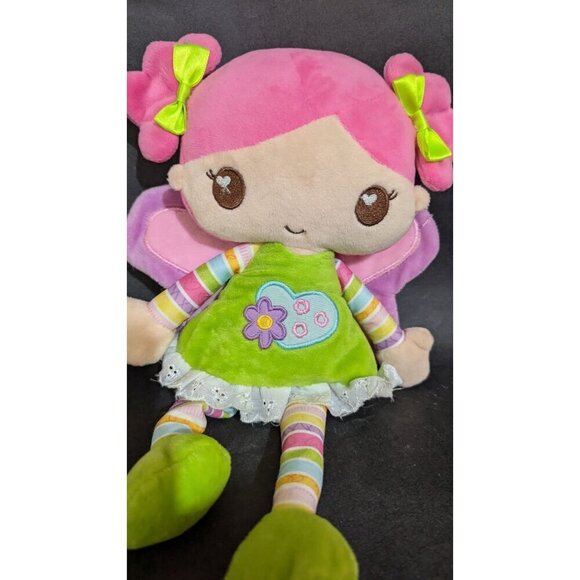 Adora Doll Plush Pink Hair & Green Outfit 12" stuffed toy  rattle - Picture 3 of 7